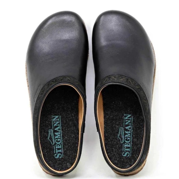 Stegmann Men's Graz Leather Clog Size 9 - Picture 1 of 13